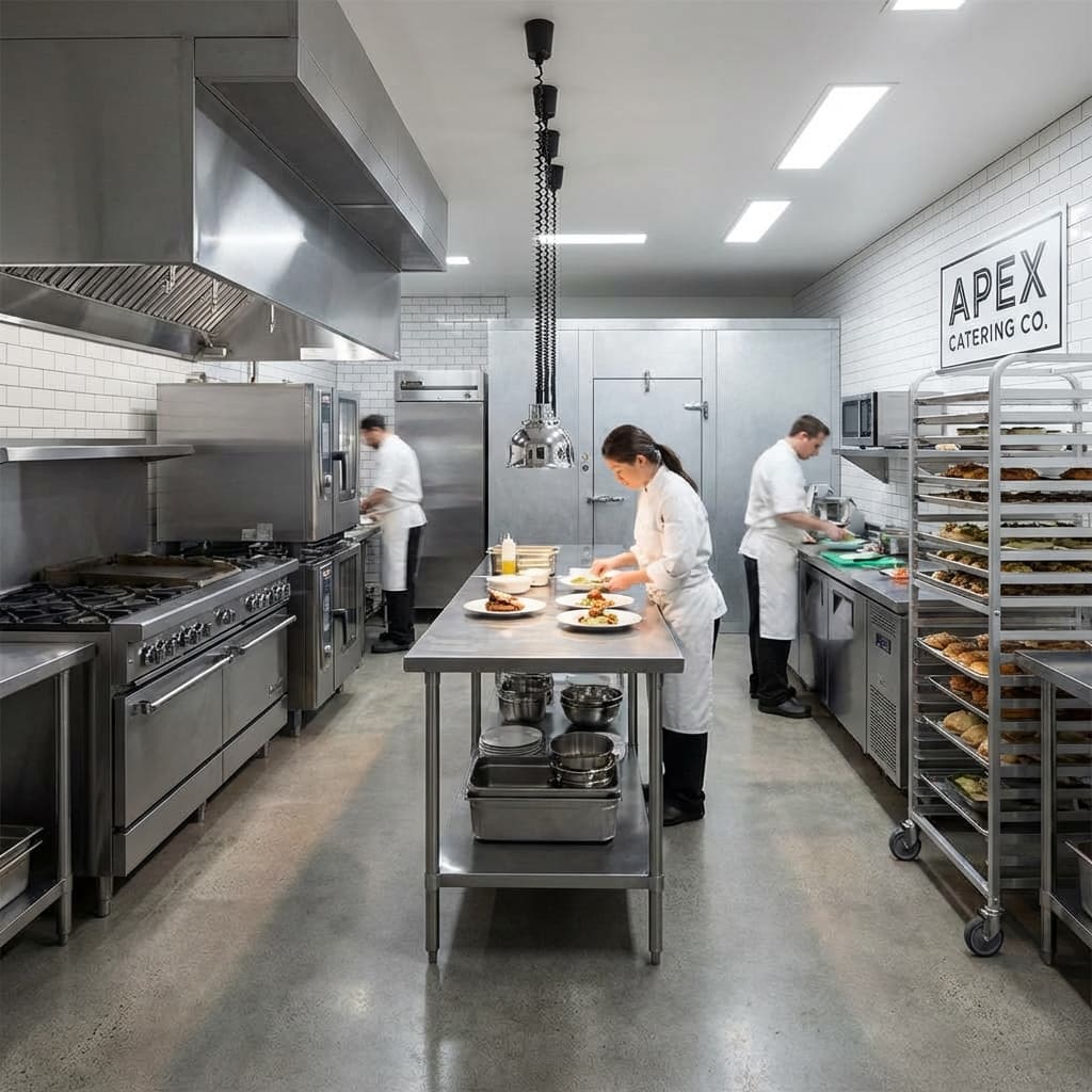 Commercial grade kitchen