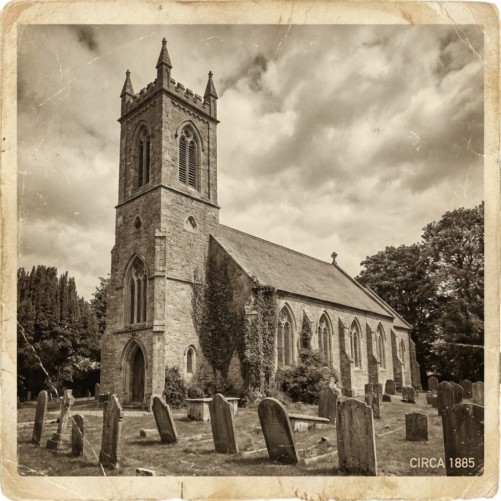 Historic photo of the church