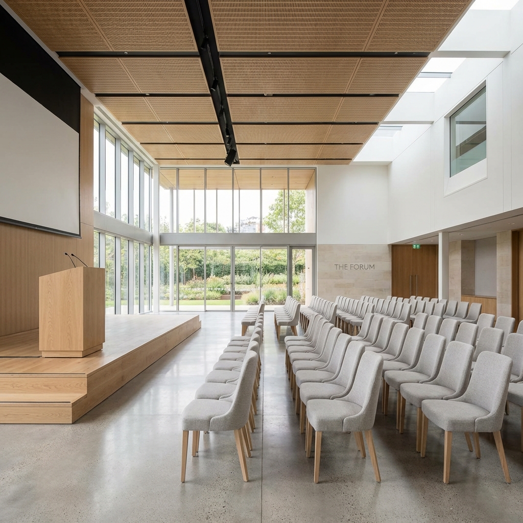 Bright modern auditorium